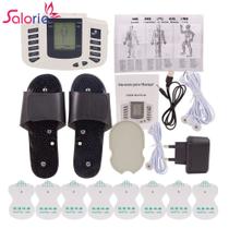 Estimulador eletrônico digital de, pulso massageador para relaxar, terapia de acupuntura, fisioterapia, fe
