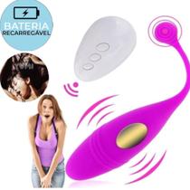 Estimulador Feminino Ponto G Bem-estar sexual Clintoniano Recarregável Sem Fio Com Controle - Mega Prime