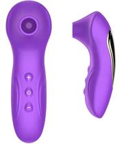 Estimulador Feminino Vibração intensa Sex Shop por Sucção Recarregável Lilás