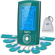 Estimulador muscular de canal duplo TENS EMS Belifu 24 modos Estimulador muscular de canal duplo TENS EMS Belifu 24 modos