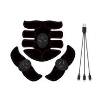 Estimulador Muscular EMS Sem Fio Recarregável USB Para Glúteos E Quadril, Treinador Abdominal ABS,