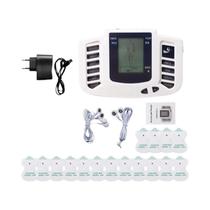 Estimulador Muscular EMS TENS De 10 Níveis Com 16 Eletrodos, Máquina De Fisioterapia Por Pulso E