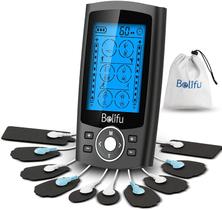 Estimulador muscular TENS EMS Unit Belifu de canal duplo de 24 modos Estimulador muscular TENS EMS Unit Belifu de canal duplo de 24 modos