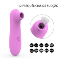 Estimulador Sugador Pulsador de Clitóris com 10 Modos de Pulsação a Pilha