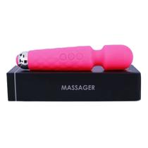 Estimulador Vibratório Massageador Varinha Mágica Vibrações Portátil - Massager & Beauty