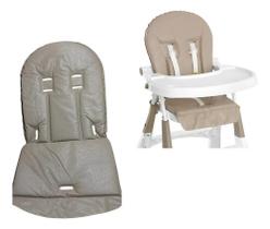 Estofado Cadeira Alimentação Alta Nick Galzerano Original - AREIA