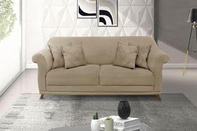 Estofado Felipe 2 Lugares 1,60m Suede - Se Liga Shop