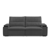 Estofado Ferguile Pavia 2,05 Retrátil E Reclinável Grafite