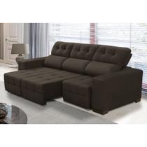 Estofado Jandaia Napole 3 Lugares Retrátil e Reclinável