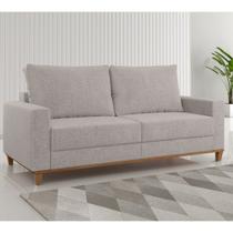 Estofado Living 3 Lugares 1,80m Gael Linhao Giz - Casa Giulia Estofado Living 3 Lugares 1,80m Gael Linhao Giz - Casa Giulia