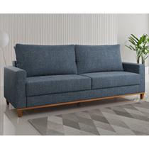 Estofado Living 4 Lugares 2,2m Columbia Linhão Safira - Casa Giulia Estofado Living 4 Lugares 2,2m Columbia Linhão Safira - Casa Giulia