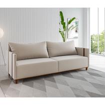 Estofado Living Adam 2m 3 Lugares 2 Almofadas Soltas Linho Bronze Durango Estofado Living Adam 2m 3 Lugares 2 Almofadas Soltas Linho Bronze Durango