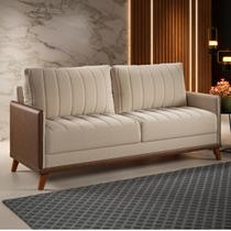 Estofado Living Premium 2m 4 Lugares Laterais em Corano Linho Bronze Durango Casa Giulia Estofado Living Premium 2m 4 Lugares Laterais em Corano Linho Bronze Durango Casa Giulia