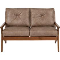 Estofado Movezen Nogueira 2 Lugares 83 x 122 x 88cm