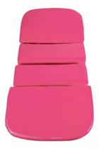 Estofado Para Lavatório Modelo Italiano Rosa Glitter Assento Encosto Novo - PLUS