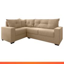 Estofado Sofá de Canto 5 Lugares Veneza com Espuma D26 e Estrutura de Eucalipto Galego Home Estofado Sofá de Canto 5 Lugares Veneza com Espuma D26 e Estrutura de Eucalipto Galego Home