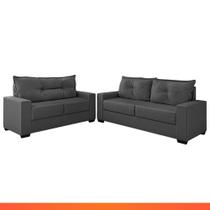 Estofado Sofá Turquia Suede 3 e 2 Lugares Estofado Sofá Turquia Suede 3 e 2 Lugares