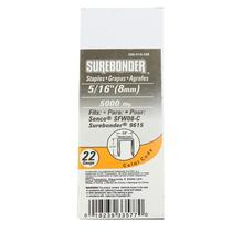 Estofados Staples Surebonder 300-516-5M, calibre 22, 8 mm, 5000 unidades Estofados Staples Surebonder 300-516-5M, calibre 22, 8 mm, 5000 unidades