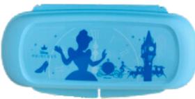 Estojinho Disney linha Princesas Cinderela cor Azul Tupperware