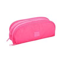 Estojo 03 Zíper Foroni Fluormix Soft Rosa