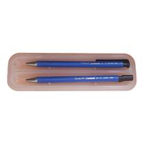 Estojo 1 Caneta Esferográfica e 1 Lapiseira 0.5mm Tombow Azul Estojo 1 Caneta Esferográfica e 1 Lapiseira 0.5mm Tombow Azul