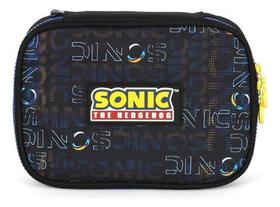 Estojo 100 Pens Grande Box Escolar Juvenil Sonic Original - Luxcel Estojo 100 Pens Grande Box Escolar Juvenil Sonic Original - Luxcel