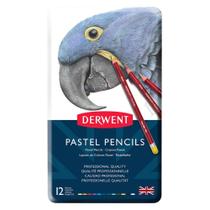 Estojo 12x Lápis Pastel Aquarelável Derwent