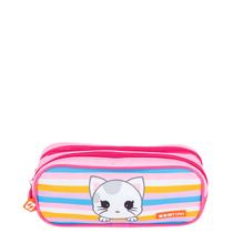 Estojo 2 comp sestini x kids cat 4 - colorido 066405-00 sestini Estojo 2 comp sestini x kids cat 4 - colorido 066405-00 sestini