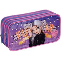 ESTOJO 2 COMPARTIMENTO G QUEEN BEE 5891 FORONI Roxo
