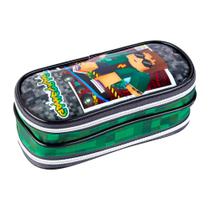 Estojo 2 Compartimentos Escolar Infantil Gamecraft Skate Estojo 2 Compartimentos Escolar Infantil Gamecraft Skate
