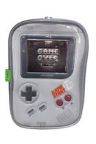 Estojo 2 Compartimentos Fuseco Mini Game Cinza Duplo Estojo 2 Compartimentos Fuseco Mini Game Cinza Duplo