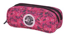 Estojo 2 Compartimentos Paul Frank Floral Rosa Sestini