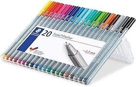 Estojo 20 Canetas Staedtler Triplus Fineliner Colorida 0.3mm 334sb20