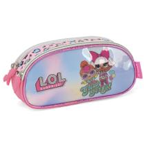 Estojo 3 Divisórias Escolar Infantil LOL Surprise Luxcel Estojo 3 Divisórias Escolar Infantil LOL Surprise Luxcel