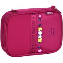 Estojo 36 Pens Grande Rebecca Bonbon Organizador Material Escolar Caneta Lápis Borracha Resistente Infantil para Meninas