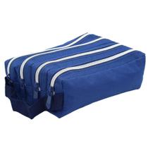 Estojo 4 Divisões Lona Azul Marinho 815801 Daterra Estojo 4 Divisões Lona Azul Marinho 815801 Daterra