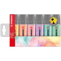 Estojo 6 Unidades Marcador de Texto Stabilo Boss Original Pastel 53.5800 Estojo 6 Unidades Marcador de Texto Stabilo Boss Original Pastel 53.5800