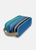 Estojo Amplo Triplo Color Block MNO Puket Cor:AzulTamanho:UN Estojo Amplo Triplo Color Block MNO Puket Cor:AzulTamanho:UN