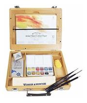 Estojo Aquarela Bambu Profissional Winsor & Newton Estojo Aquarela Bambu Profissional Winsor & Newton