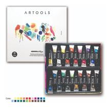 Estojo Aquarela Bisnaga Artools 24 Cores