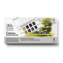 Estojo Aquarela Cotman Landscape Winsor & Newton 09 Peças