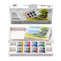 Estojo Aquarela Cotman Paisagem Winsor & Newton 8 Cores Estojo Aquarela Cotman Paisagem Winsor & Newton 8 Cores