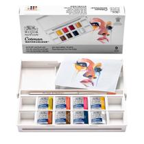 Estojo Aquarela Cotman Retrato Portrait Winsor & Newton 8 Cores Estojo Aquarela Cotman Retrato Portrait Winsor & Newton 8 Cores