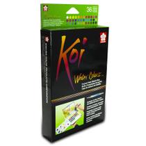 Estojo Aquarela em Pastilha Sakura Koi C/ 36 Cores Xncw-36n