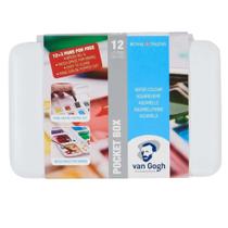 Estojo Aquarela em Pastilha Van Gogh Pocket Box - 12+3 cores Estojo Aquarela em Pastilha Van Gogh Pocket Box - 12+3 cores