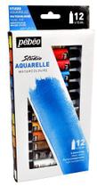 Estojo Aquarela em Tubo Pébéo 12 Cores 12 ml