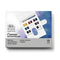 Estojo Aquarela Field Set Pastilha Winsor & Nilton 15 Pçs Estojo Aquarela Field Set Pastilha Winsor & Nilton 15 Pçs