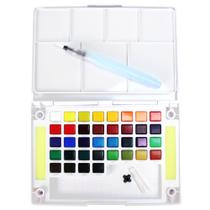 Estojo Aquarela Koi Pastilha 36 Cores Profissional