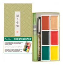 Estojo Aquarela Kuretake Gansai Tambi Kobako Green Estojo Aquarela Kuretake Gansai Tambi Kobako Green