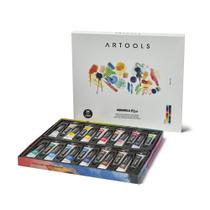 Estojo aquarela Misci Artools 06ml 24 Cores